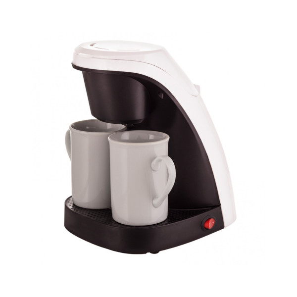 Machine a Café Lexical Avec 2 Tasses 450W Blanc 