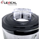Blender Avec Grinder 2en1 Lexical 600W Bol en verre 1500ml Argent