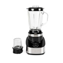 Blender Avec Grinder 2en1 Lexical 600W Bol en verre 1500ml Argent
