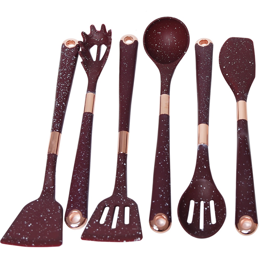 Batterie De Cuisine Sizar 23 Pièces Granite -Rouge 