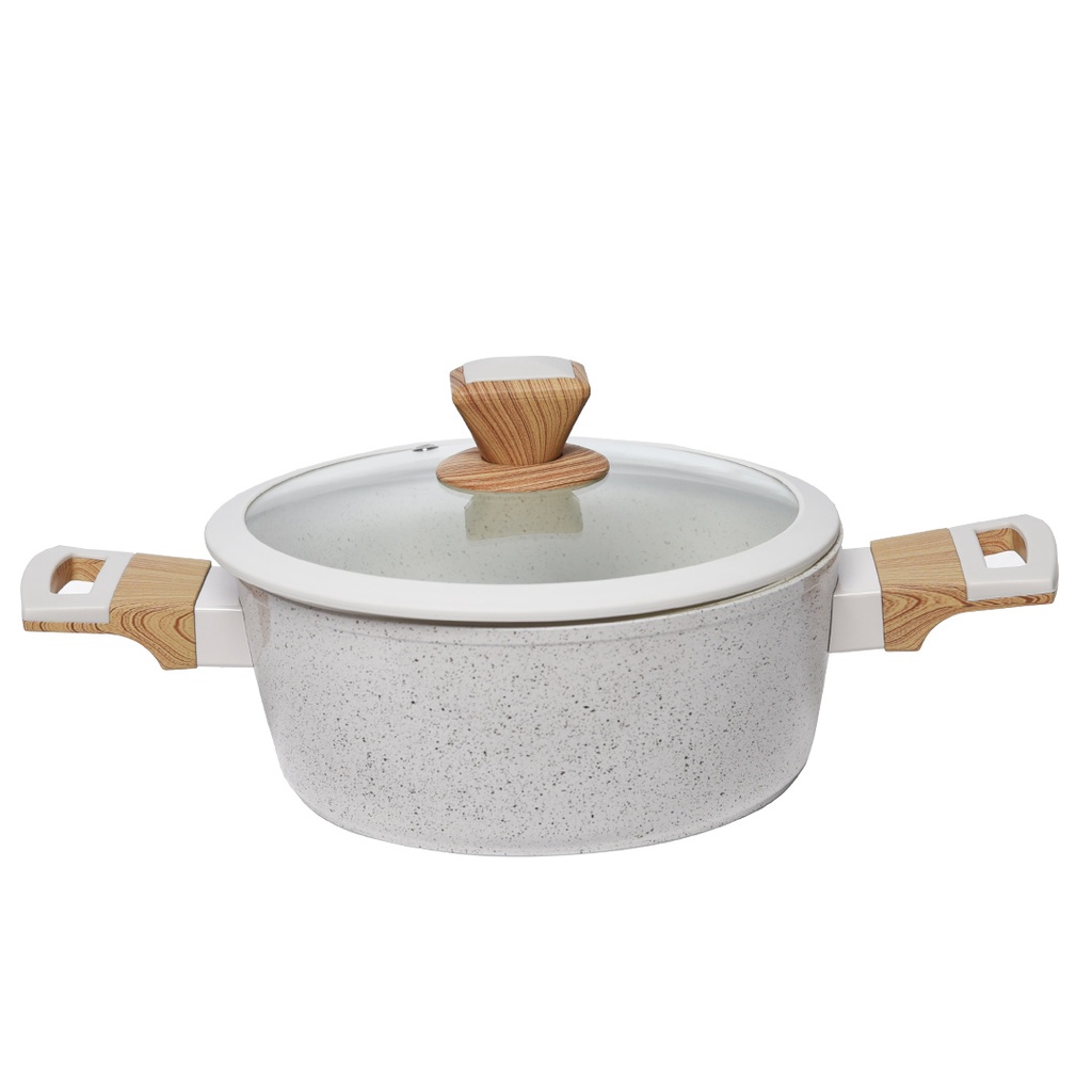 Batterie De Cuisine Sizar 23 Pièces Granite - Beige