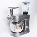 Robot Pétrin Multifonction Avec Afficheur Florence 6.5L 1200W -Gris