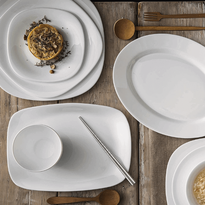 Assiette Rectangulaire PARMA  28x20 Cm