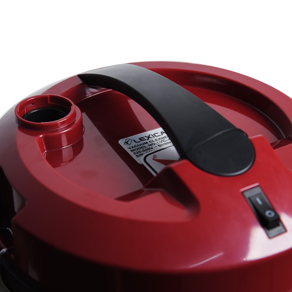 Aspirateur Électrique 21L Sans Sac Lexical- 2200W Rouge 