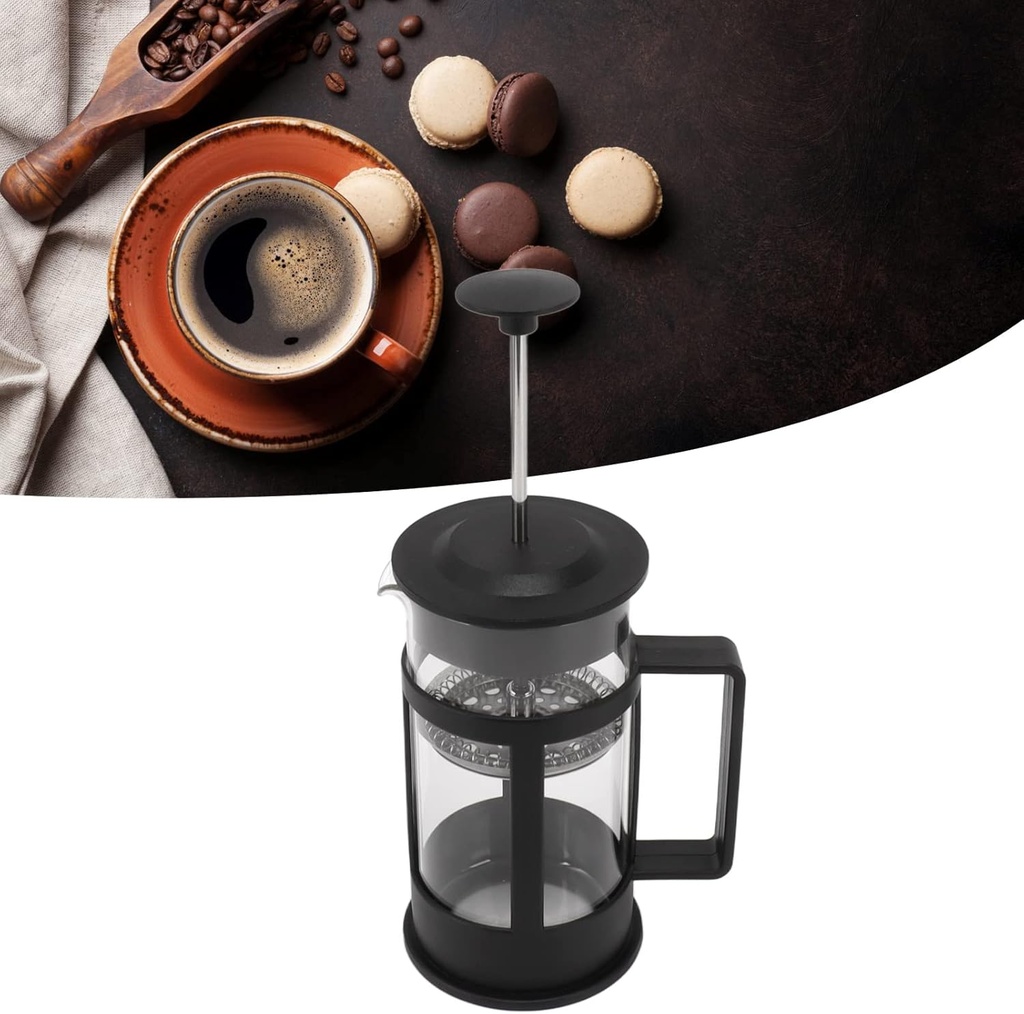 Mousseur a Lait en Verre 350ml Noir