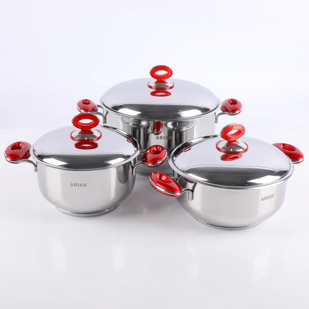 Batterie de Cuisine 36 Pièces Inox Arian