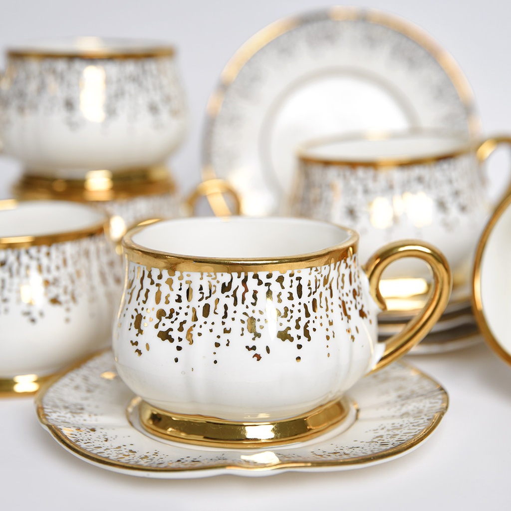 Service En Porcelaine Avec Support 20 Pièces Blanc Thomas