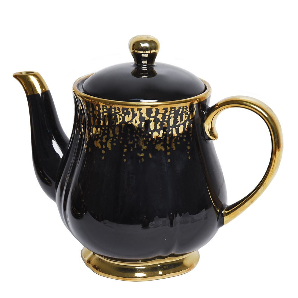 Service En Porcelaine Avec Support 20 Pièces Noir Thomas