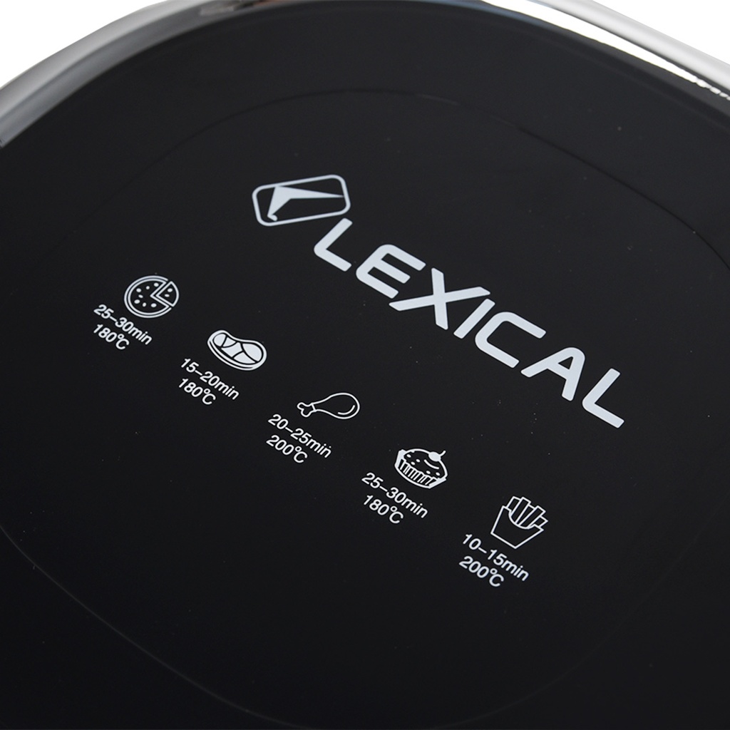 Air Fryer Lexical 4,5 litre 1200W Noir