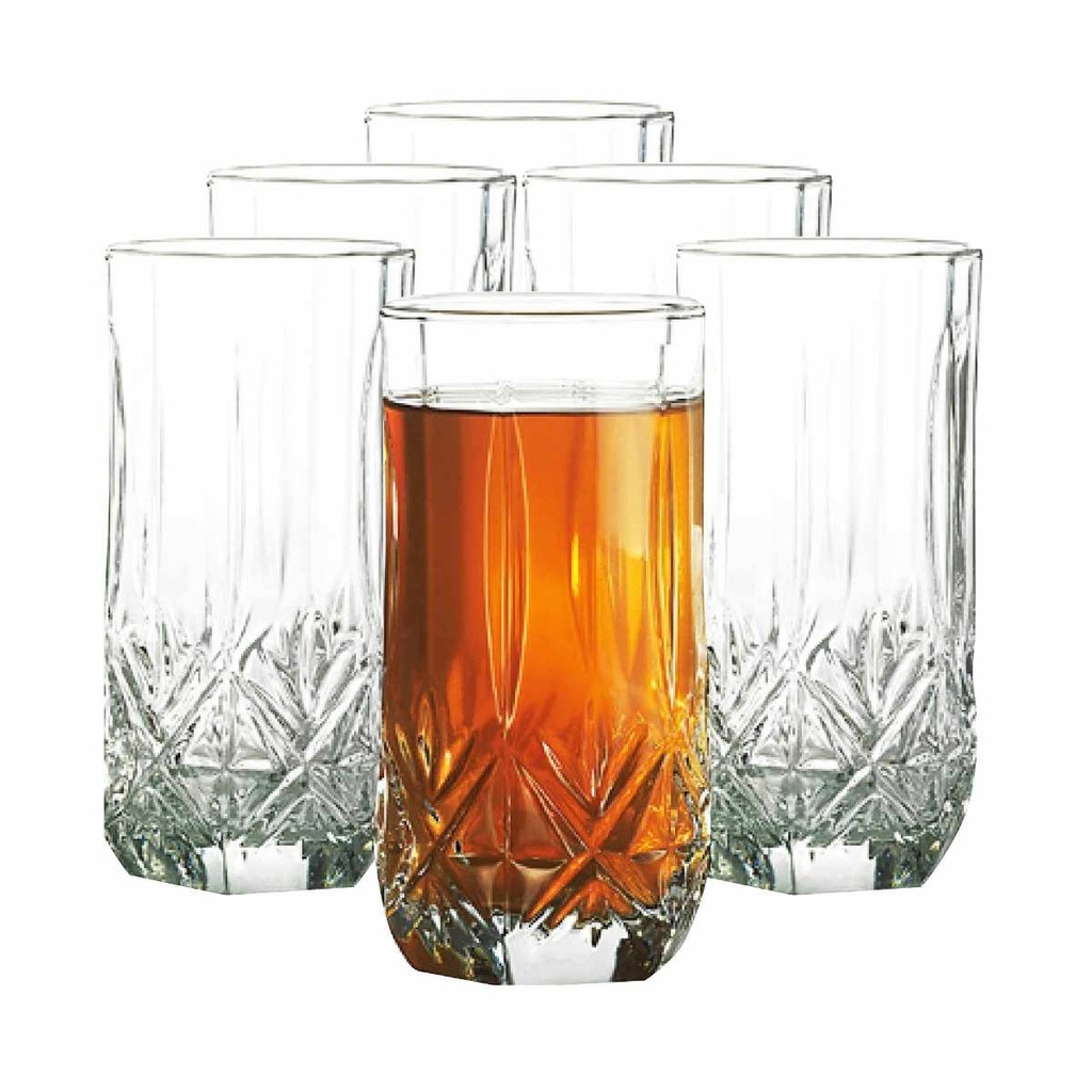 Lot de 6 Verres à Thé Luminarc BRIGHTON 16 cl