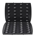 Appareil De Cuisson 5en1 Florence Zouza , Panini , Gauffre , Donut , Maamoul - Rouge