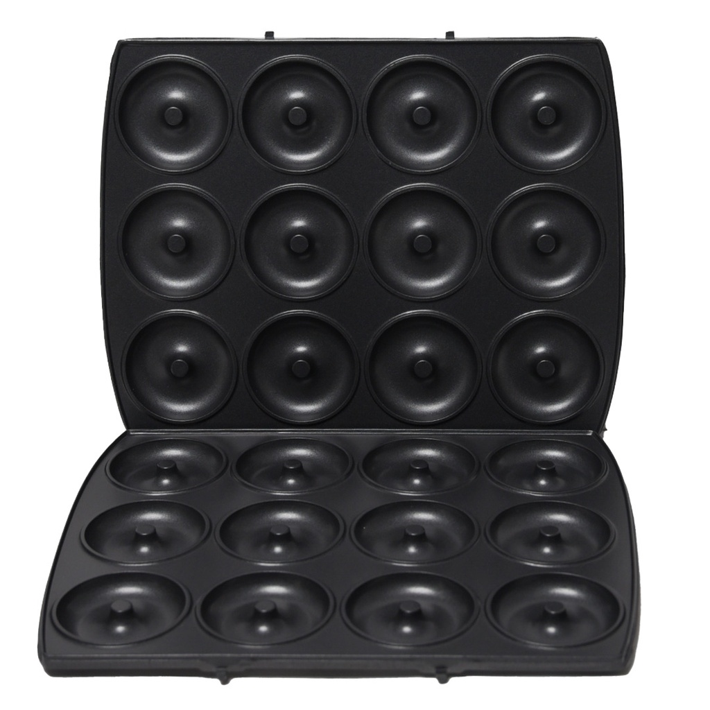 Appareil De Cuisson 5en1 Florence  Zouza , Panini , Gauffre , Donut , Maamoul - Noir