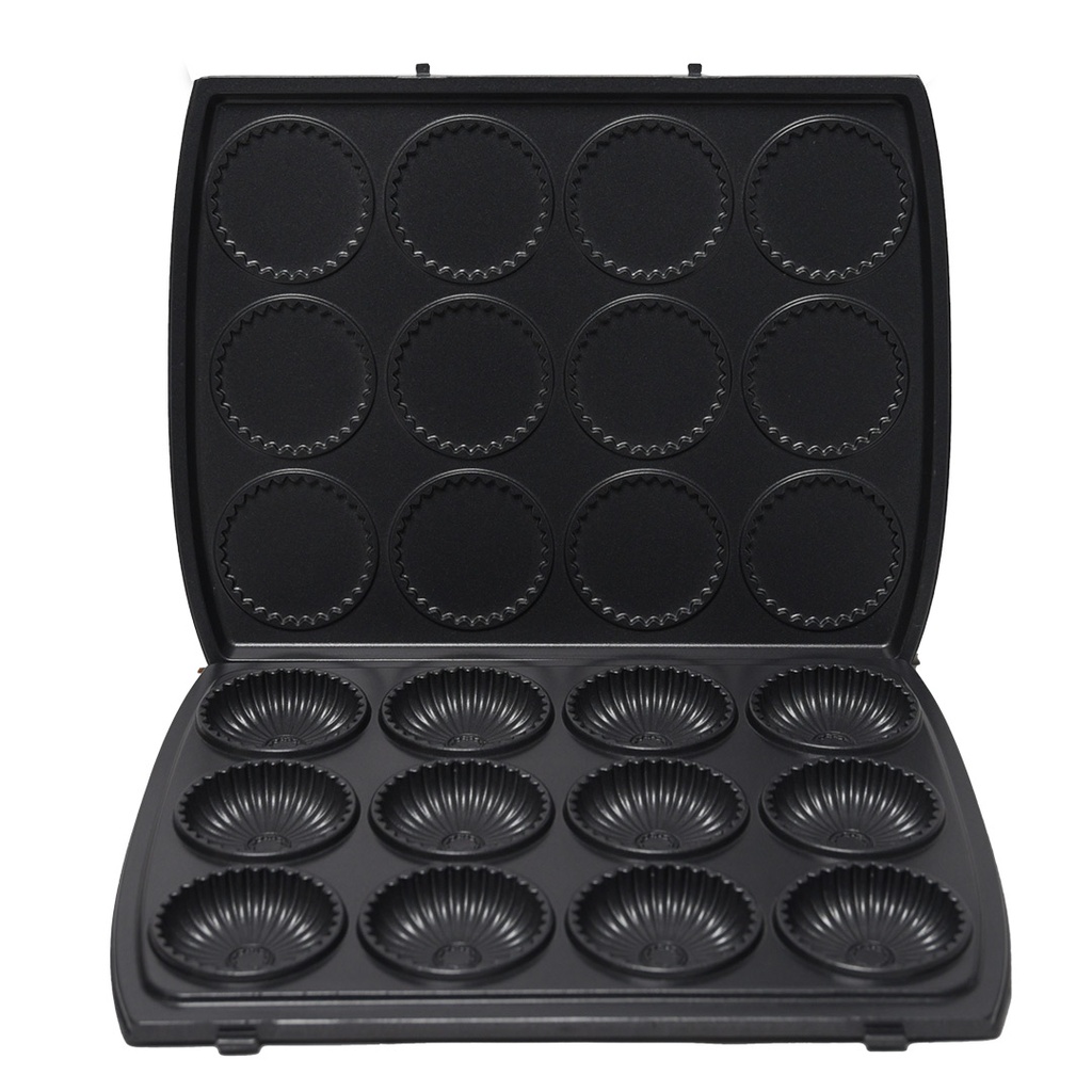 Appareil De Cuisson 5en1 Florence  Zouza , Panini , Gauffre , Donut , Maamoul - Noir