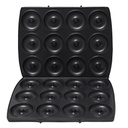 Appareil De Cuisson 5en1 Florence Zouza , Panini , Gauffre , Donut , Maamoul- Blanc