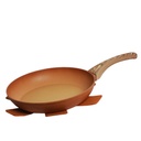 Poêle Granite 28 Cm Baroly Orangé