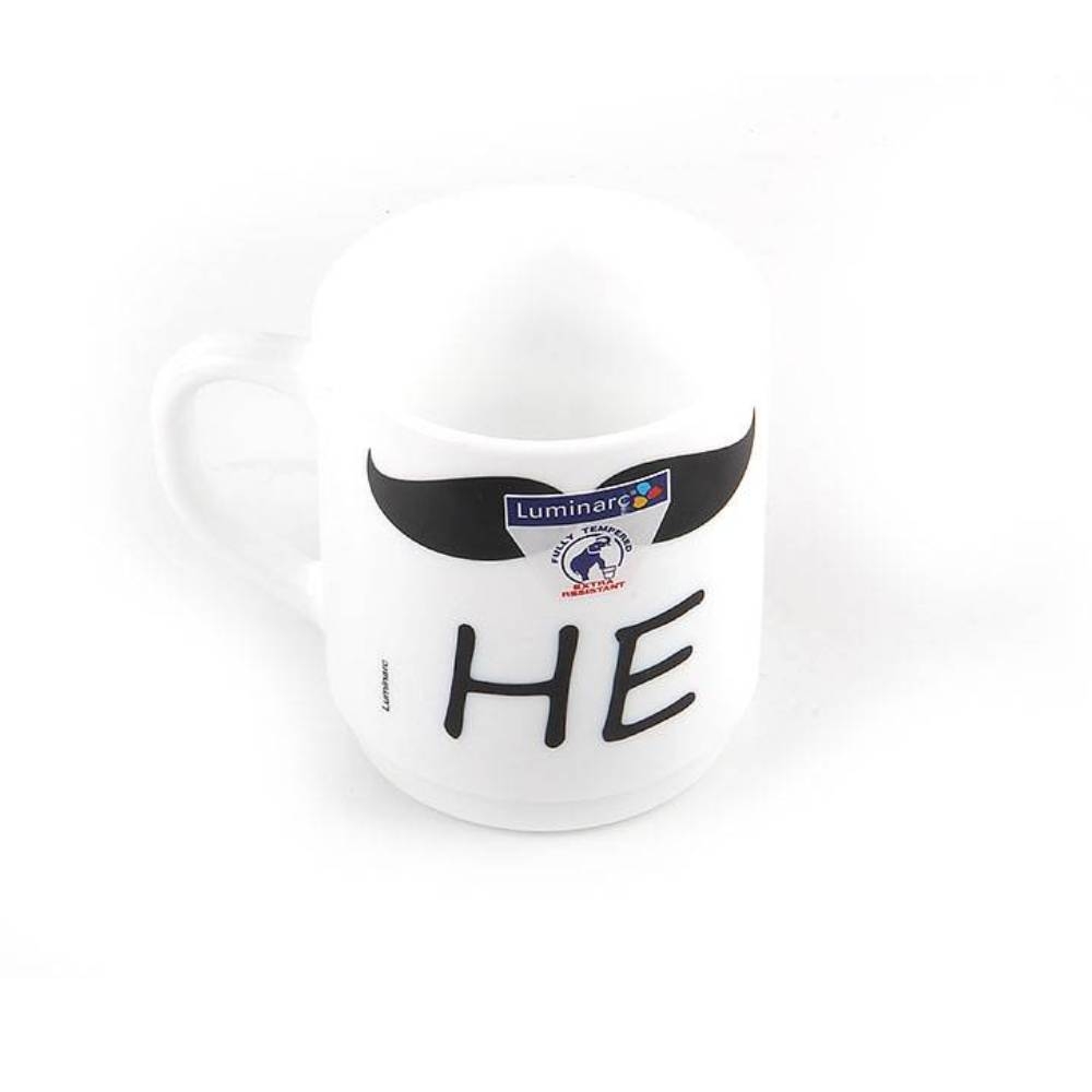 Lot De 6 Tasses Mug Luminarc ESSENCE She/He 32 cl