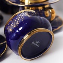 Service En Porcelaine Avec Support 20 Pièces avec Support Bougie Bleu Thomas