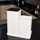 Set D'ustensiles De Cuisine 19 Pièces En Silicone - Beige