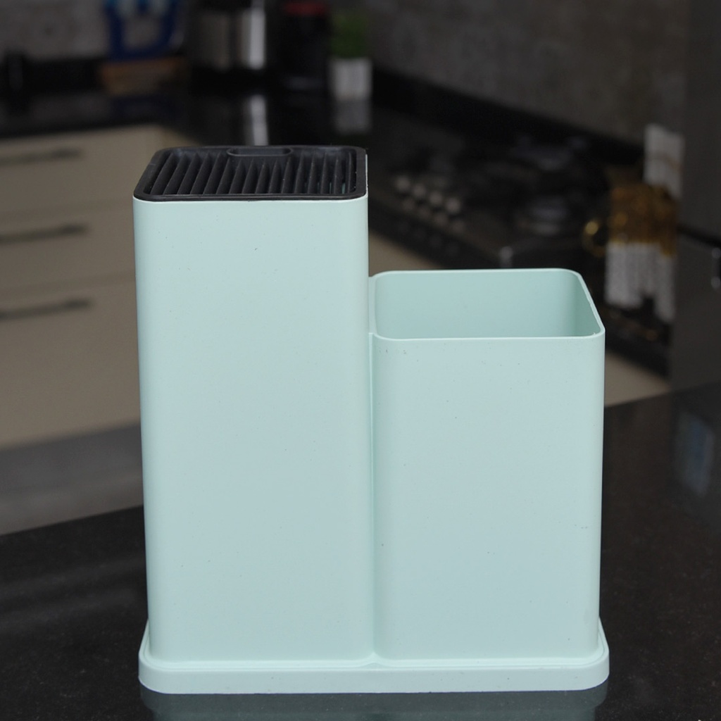 Set D'ustensiles De Cuisine 19 Pièces En Silicone - Vert d'eau