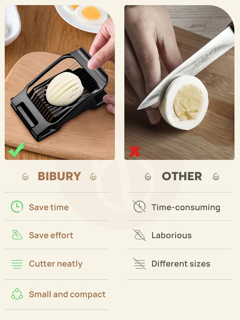 Coupe Oeufs Shengya Noir 13cm