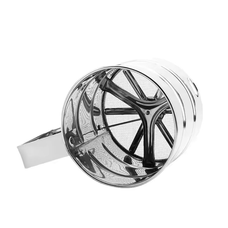 Tamis à farine manuel en acier inoxydable Petit modél