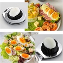 Coupe Oeufs Shengya Noir 11cm