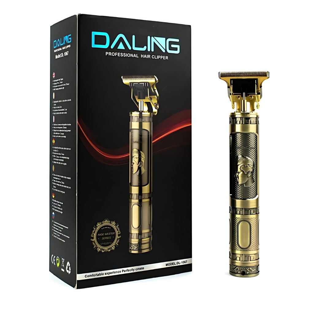 Tondeuse Cheveux Daling Rechargable Professionnel 3W Doré 