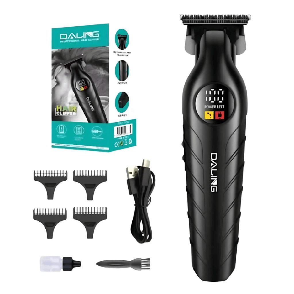 Tondeuse Cheveux Daling Rechargable Professionnel 5W Noir