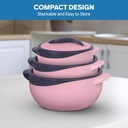 Ensemble de 4 Boites Isotherme Pinnacle Rose