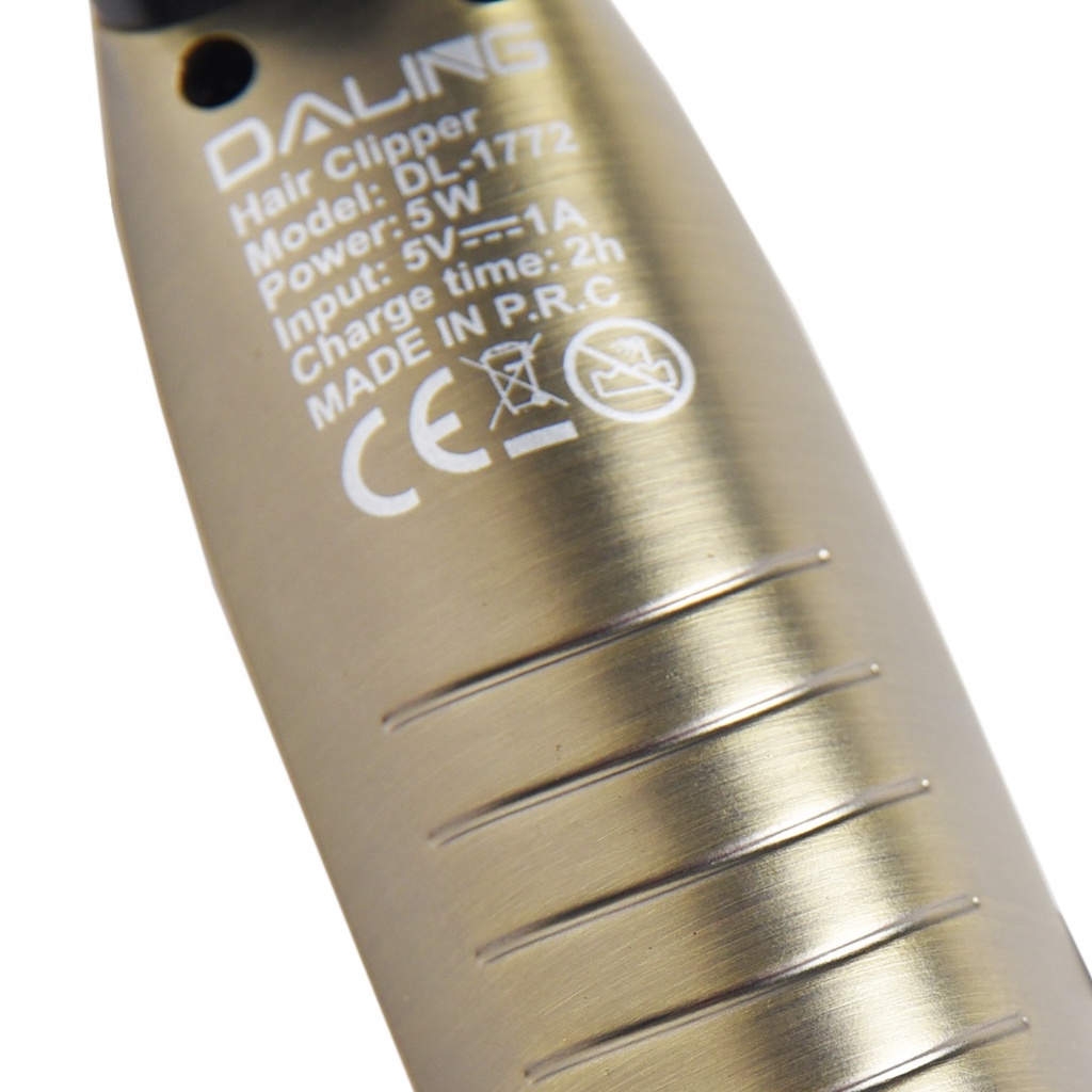 Tondeuse Cheveux Daling Rechargable Professionnel 3W Doré 