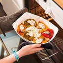 Plat Rectangulaire wavy Luminarc 30 x 22 cm Blanc