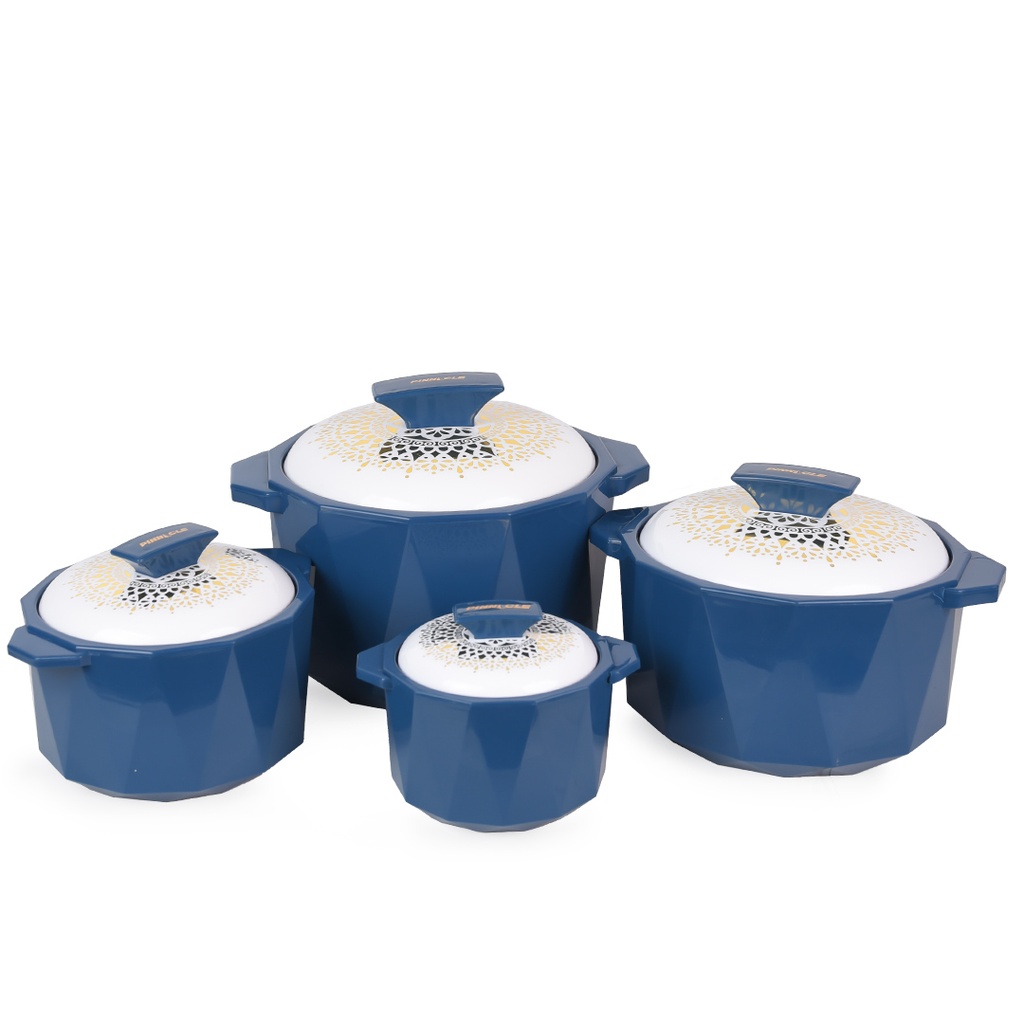 Ensemble de 4 Boites Isotherme Pinnacle Bleu Marine