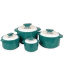 Ensemble de 4 Boites Isotherme Pinnacle Vert Foncée