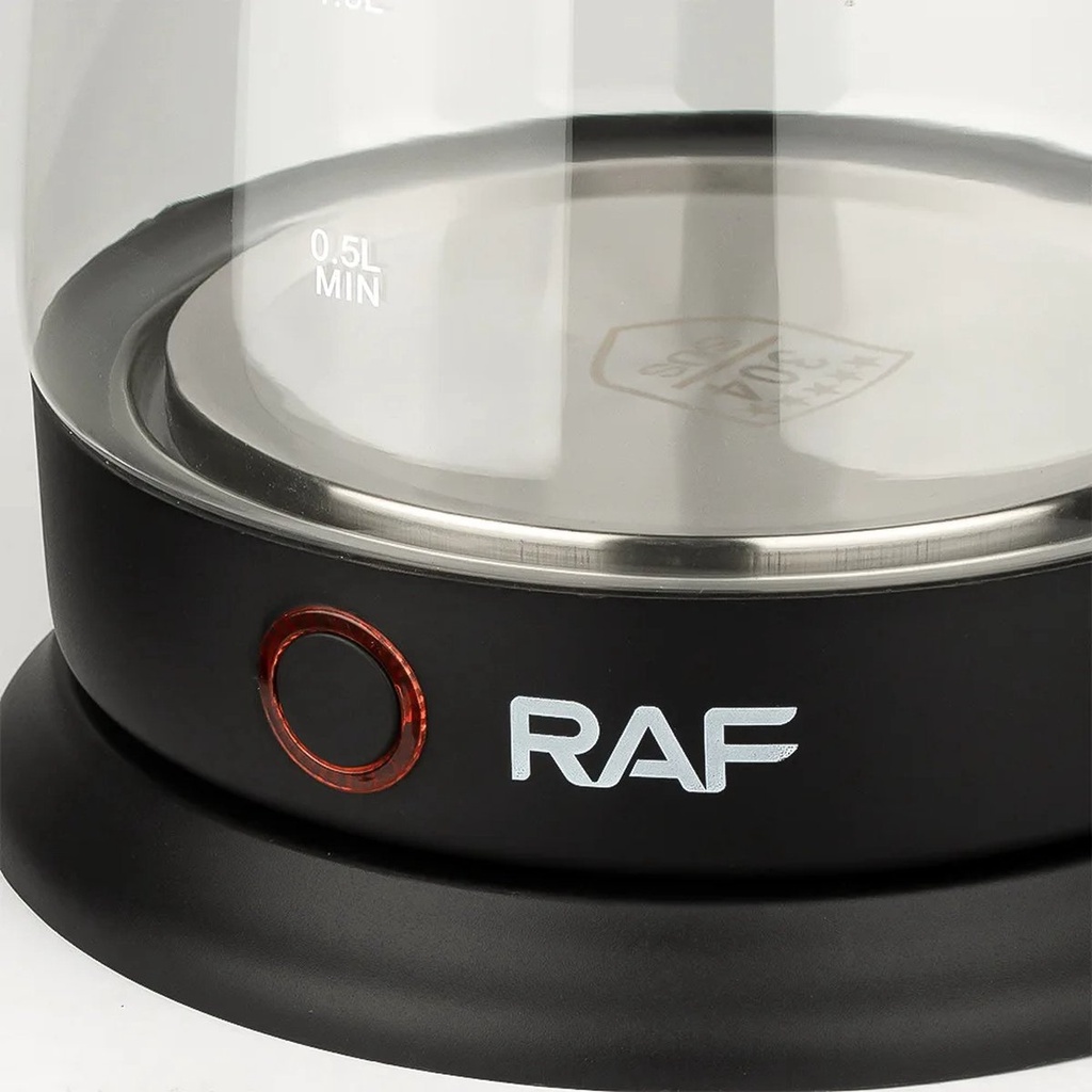 Bouilloire Electrique en Verre RAF 2,2L 2000w