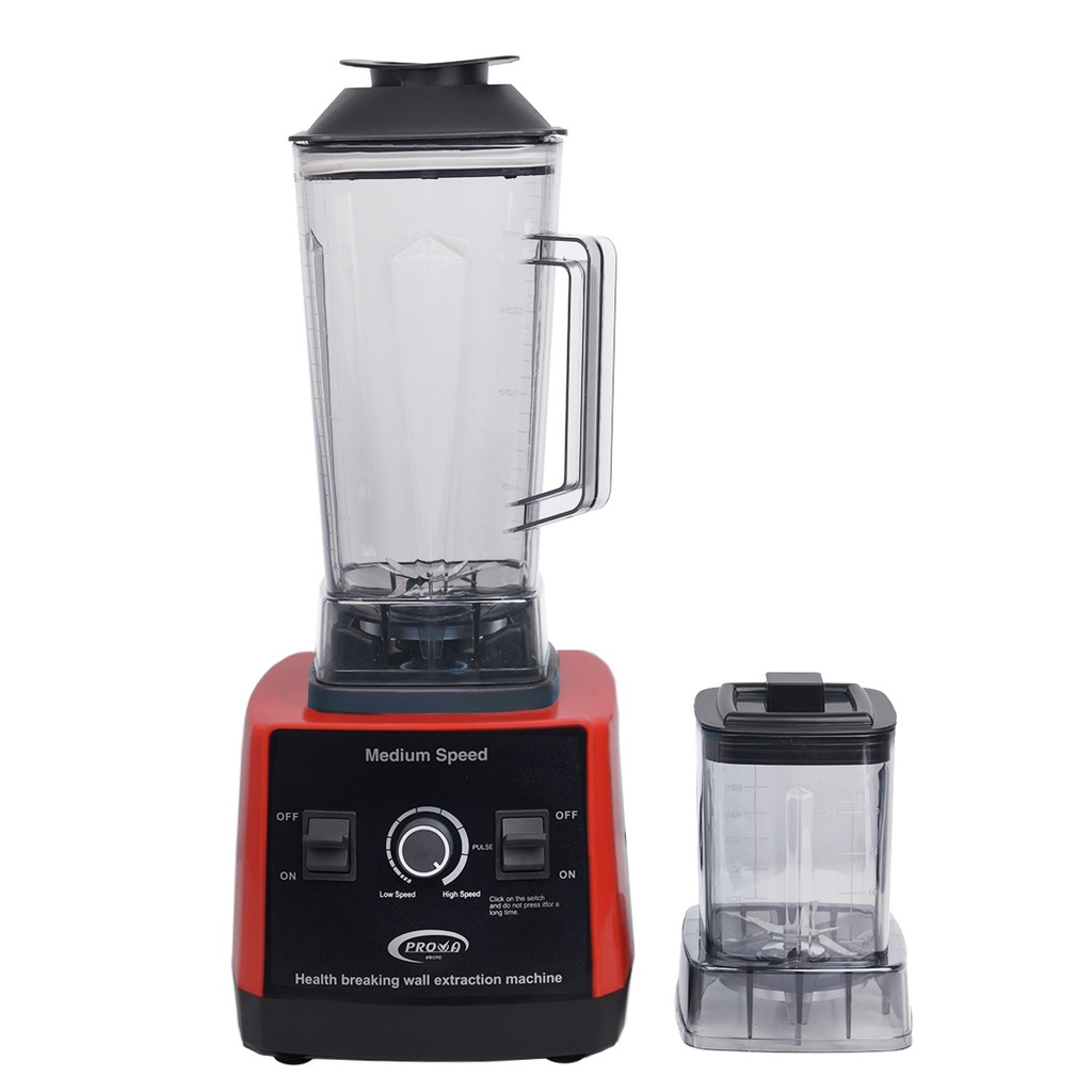 Blender 2en1 avec Grinder Prova 600W 2,5L Rouge