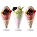 Lot De 6 Coupes À Glace Azur LOSANGE  