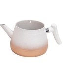 Theière en Granite Lines 3 pcs Blan & Miel