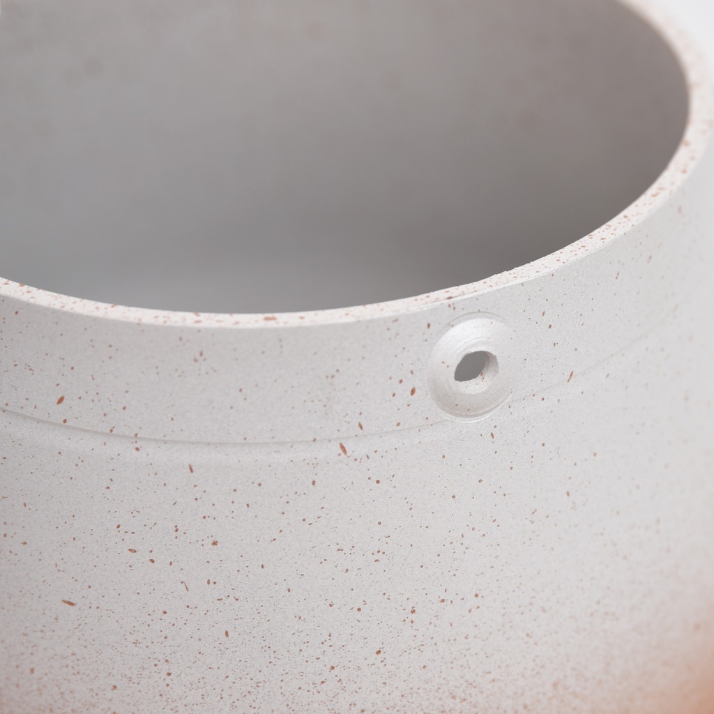 Theière en Granite Lines 3 pcs Blan & Miel