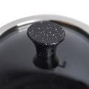 Theière en Granite Lines 3 piècs Noir