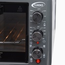 Four Électrique Florence 52L 1500W – Avec Tournebroche & Turbo Gris Charbon