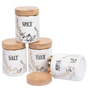 Porte Epices En Porcelaine Golden House 8 pièces 