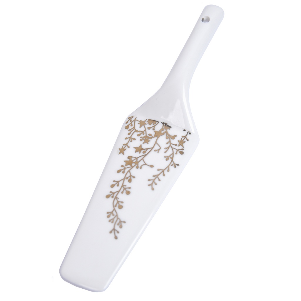 Service Gateaux En Porcelaine Golden House 7 pièces 