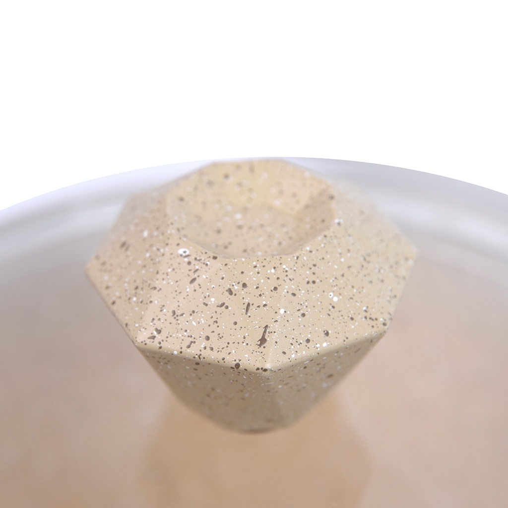 Batterie De Cuisine Sizar 16 Pièces Granite Beige