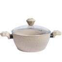 Batterie De Cuisine Sizar 16 Pièces Granite Beige