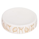 Accessoires de salle de bain en céramique Cercle Motif Fleur