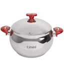 Batterie de Cuisine Inox Lines 10 Pièces Rouge 