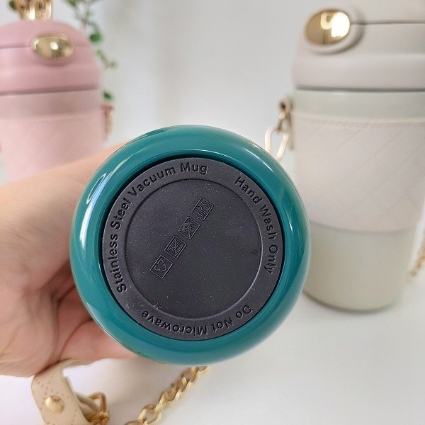 Thermos En Acier Inoxydable avec Bandilière Vert Rotana 480ml