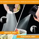 Vaporisateur Huile Et Vinaigre 210 ml Spray En Verre Noir 