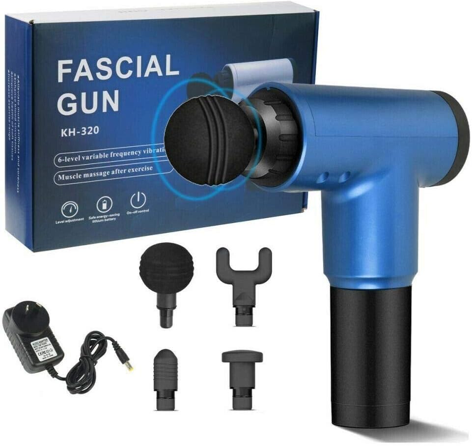 Pistolet De Massage Musculaire Bleu