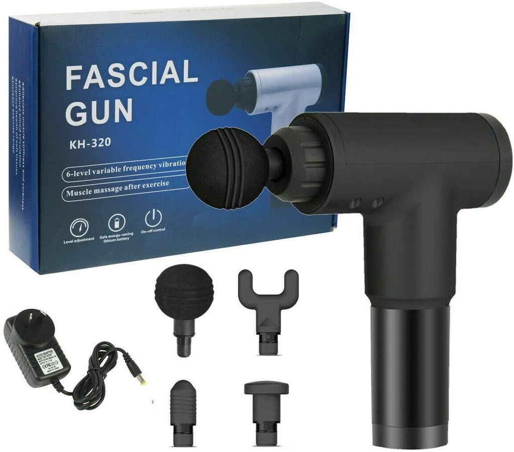 Pistolet De Massage Musculaire Noir
